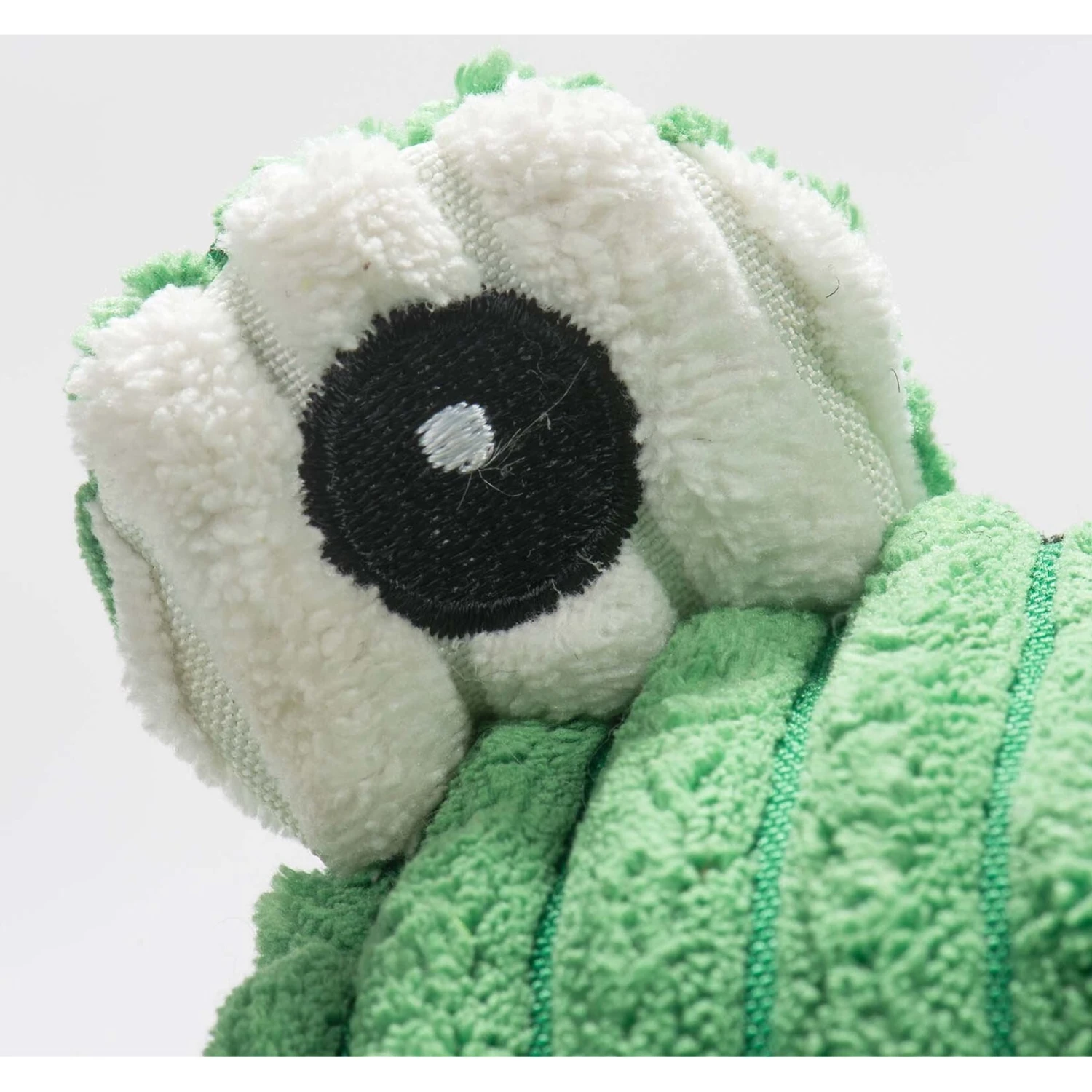 HuggleHounds Woodlands Durable Plush Corduroy Knottie Frog Squeaky Dog Toy 5 HuggleHounds Woodlands Durable Plush Corduroy Knottie Frog Squeaky Dog Toy - Image 5