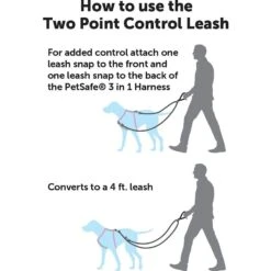 PetSafe Two Point Control Nylon Reflective Dog Leash -PetSafe Kong Shop 159054 PT2. AC SS1800 V1549463826