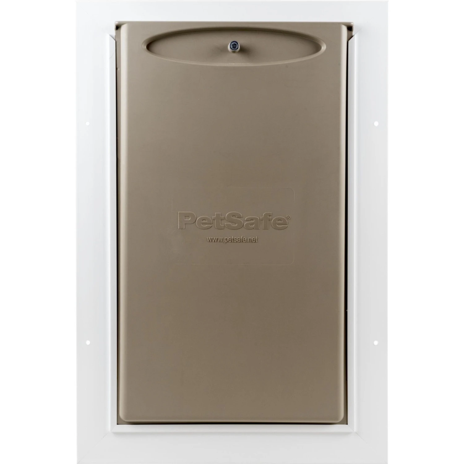 PetSafe Wall Entry Dual Flap Pet Door With Closing Panel, White 7 PetSafe Wall Entry Dual Flap Pet Door With Closing Panel, White - Image 7