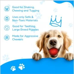 Pacific Pups Rescue 4-Piece Medium & Large Dog Rope & Ball Toy Set -PetSafe Kong Shop 159360 PT2. AC SS1800 V1692806969