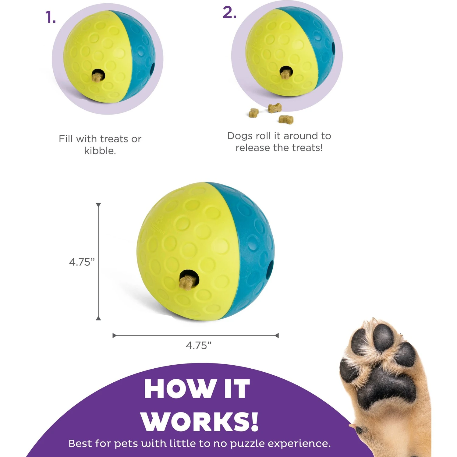 Nina Ottosson By Outward Hound Treat Tumble Puzzle Game Dog Toy 3 Nina Ottosson By Outward Hound Treat Tumble Puzzle Game Dog Toy - Image 3