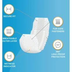 Honey Care All-Absorb Disposable Male Dog Wraps -PetSafe Kong Shop 159971 PT3. AC SS1800 V1696519273