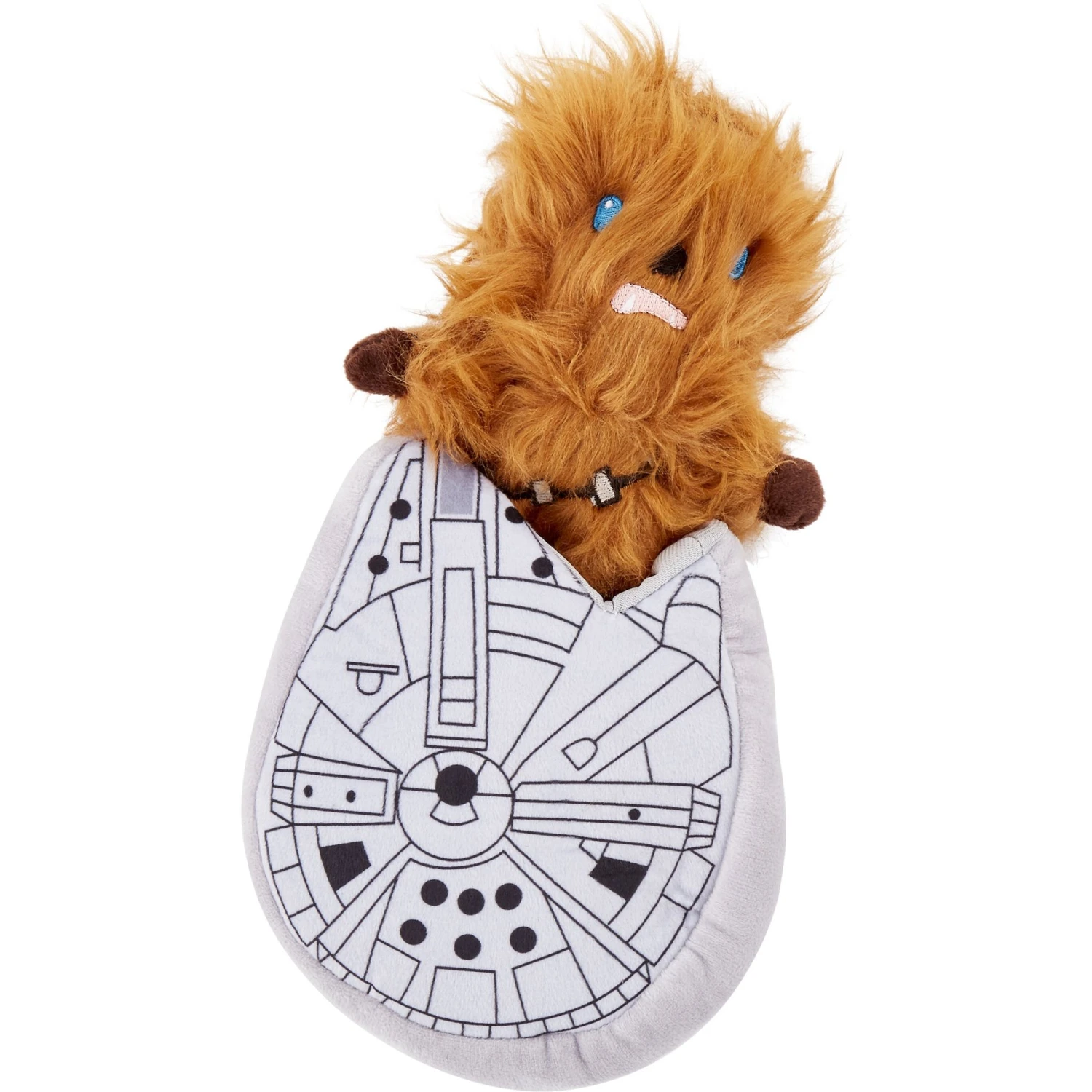 Fetch For Pets Star Wars Chewbacca M. Falcon Squeaky Plush Dog Toy 1 Fetch For Pets Star Wars Chewbacca M. Falcon Squeaky Plush Dog Toy