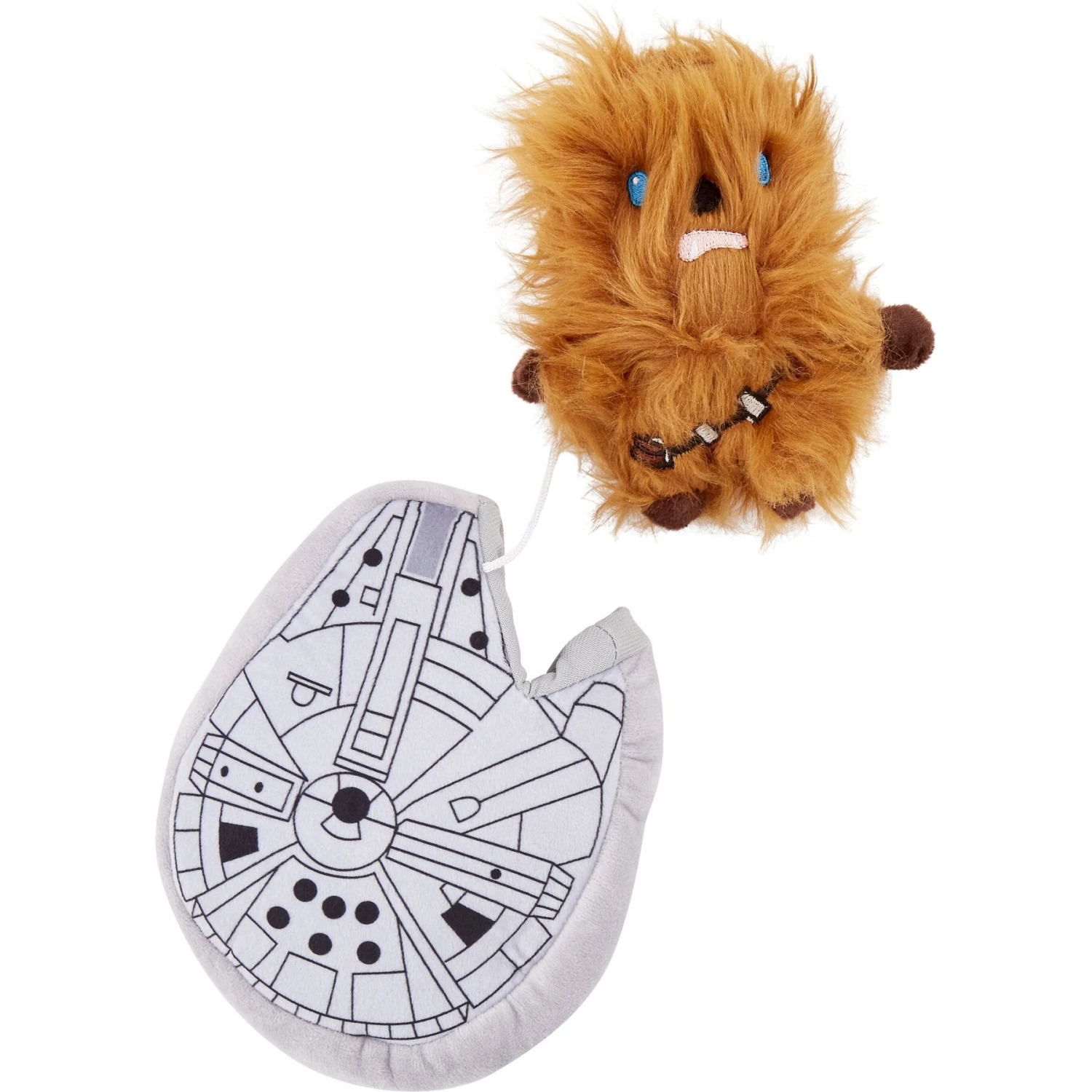 Fetch For Pets Star Wars Chewbacca M. Falcon Squeaky Plush Dog Toy 3 Fetch For Pets Star Wars Chewbacca M. Falcon Squeaky Plush Dog Toy - Image 3