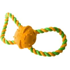 Hartz Dura Play Tug Of Fun Double Ring Squeaky Latex Dog Toy -PetSafe Kong Shop 161037 PT4. AC SS1800 V1589231356