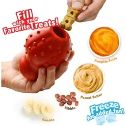 Nylabone Strong Chew Cone Stuffable Dog Toy Rubber Stuffable Cone Bacon Cone -PetSafe Kong Shop 161316 PT8. AC SS1800 V1698865455