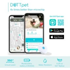 DOTT Smart Dog & Cat Tag Tracker -PetSafe Kong Shop 161888 PT3. AC SS1800 V1552573946