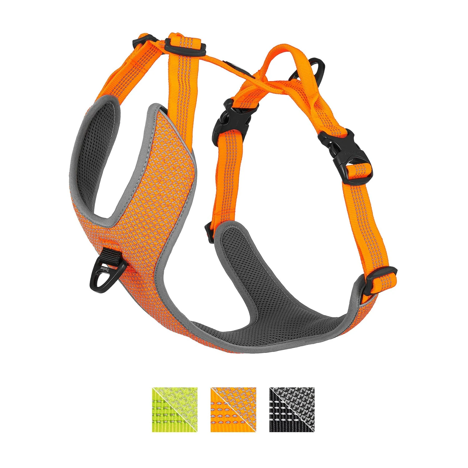 Chai's Choice Outdoor Explorer No-Pull 3M Polyester Reflective Dual Clip Dog Harness 1 Chai's Choice Outdoor Explorer No-Pull 3M Polyester Reflective Dual Clip Dog Harness