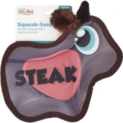 Outward Hound Squeak-Seez Cow Plush Dog Toy -PetSafe Kong Shop 162048 PT8. AC SS1800 V1590005363