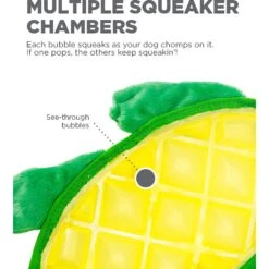 Outward Hound Bubble Matz Gator Squeaky Plush Dog Toy -PetSafe Kong Shop 162056 PT2. AC SS1800 V1636498286