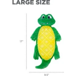 Outward Hound Bubble Matz Gator Squeaky Plush Dog Toy -PetSafe Kong Shop 162056 PT4. AC SS1800 V1636502562