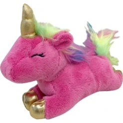 FouFIT Unicorn Squeaky Plush Dog Toy
