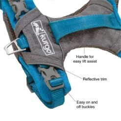 Kurgo Journey Air Polyester Reflective No Pull Dog Harness -PetSafe Kong Shop 163900 PT2. AC SS1800 V1600735572