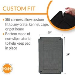 K&H Pet Products Odor-Control Dog Crate Pad -PetSafe Kong Shop 164054 PT2. AC SS1800 V1626396425
