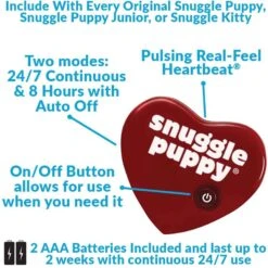 Snuggle Puppy Original Snuggle Puppy Plush Dog Behavioral Aid Anxiety Relief -PetSafe Kong Shop 169316 PT3. AC SS1800 V1688150366