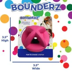 Smart Pet Love Snuggle Puppy Bounderz Rubber Dog Toy Ball -PetSafe Kong Shop 169329 PT2. AC SS1800 V1667519606