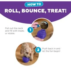 Planet Dog Orbee-Tuff Lil Snoop Treat Dispensing Tough Dog Chew Toy -PetSafe Kong Shop 169717 PT3. AC SS1800 V1646793797