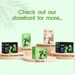 PET N PET Tie Handle Dog Poop Bags -PetSafe Kong Shop 169778 PT6. AC SS1800 V1689362204