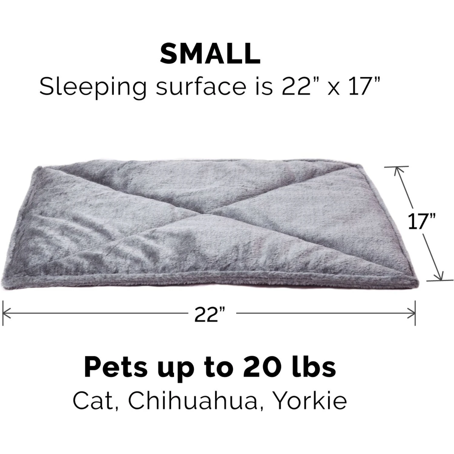 FurHaven ThermaNAP Faux Fur Self-Warming Dog & Cat Mat 4 FurHaven ThermaNAP Faux Fur Self-Warming Dog & Cat Mat - Image 4