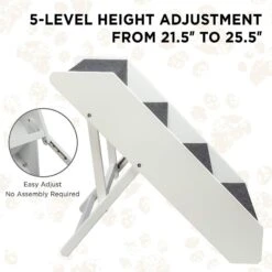 Arf Pets Foldable Dog & Cat Stairs, White -PetSafe Kong Shop 173273 PT5. AC SS1800 V1569551083