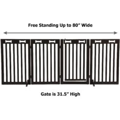 Arf Pets Free-Standing Walk-Through Wood Dog & Cat Gate -PetSafe Kong Shop 173275 PT3. AC SS1800 V1566240830