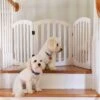 Arf Pets Free-Standing Wood Dog & Cat Gate