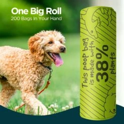 The Original Poop Bags USDA Biobased Bulk Roll, Green, Large, 300 Count 11 The Original Poop Bags USDA Biobased Bulk Roll, Green, Large, 300 Count -PetSafe Kong Shop 173551 PT4. AC SS1800 V1695135397