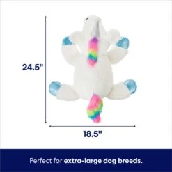 Frisco Unicorn Plush Squeaky Dog Toy -PetSafe Kong Shop 174691 PT1. AC SS1800 V1695670692