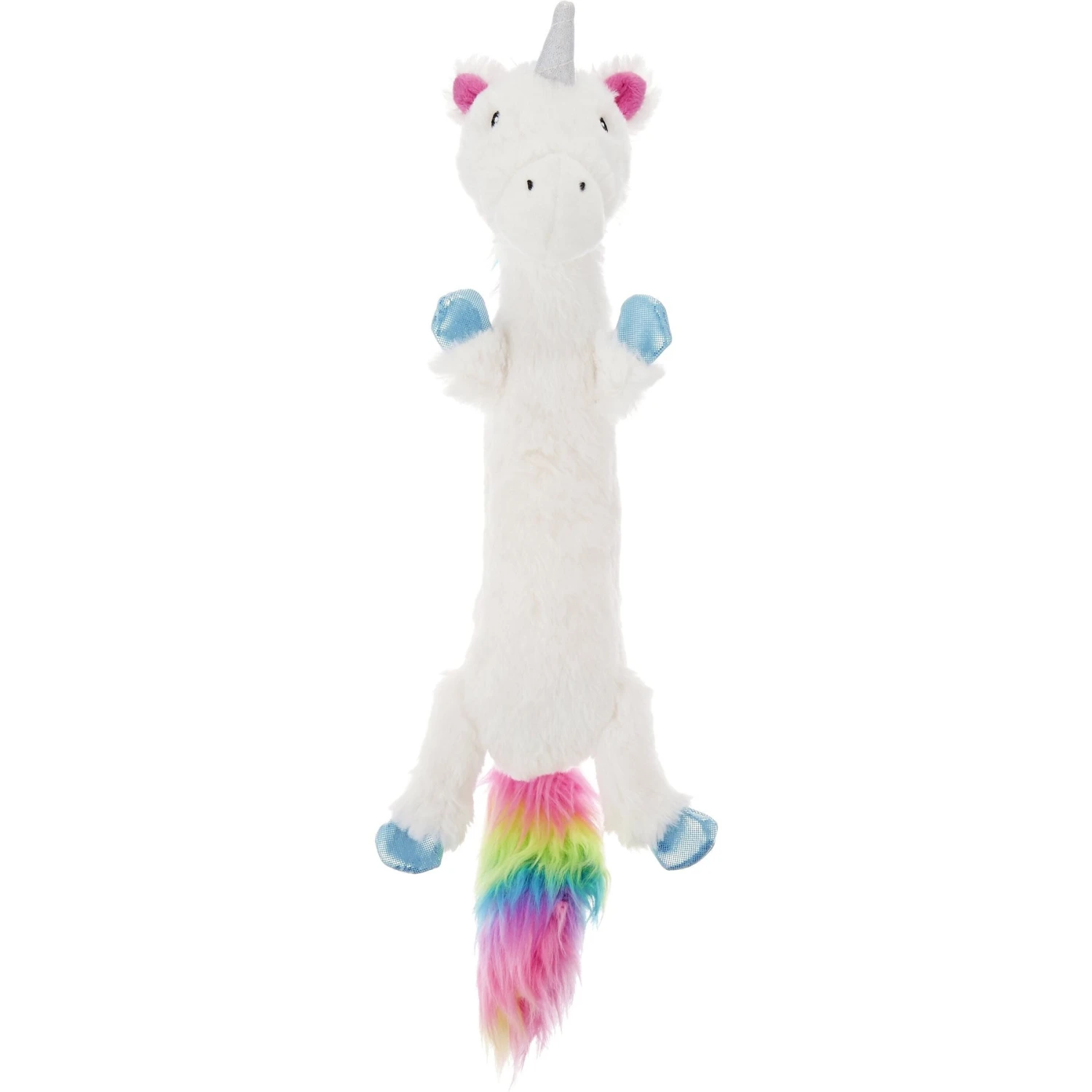 Frisco Unicorn Skinny Plush Squeaky Dog Toy 1 Frisco Unicorn Skinny Plush Squeaky Dog Toy