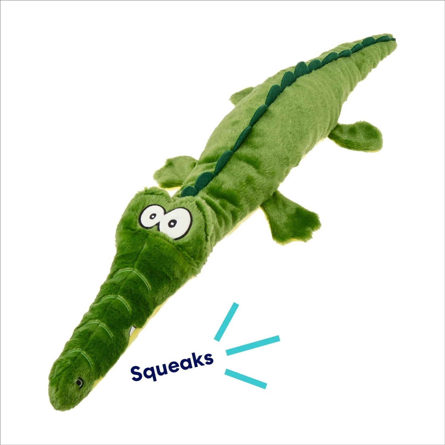Frisco Alligator Wagazoo Plush Squeaky Dog Toy 3 Frisco Alligator Wagazoo Plush Squeaky Dog Toy - Image 3