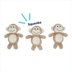 Frisco Monkeys In Tree Hide & Seek Puzzle Plush Squeaky Dog Toy Refills -PetSafe Kong Shop 174768 PT2. AC SS1800 V1691783910