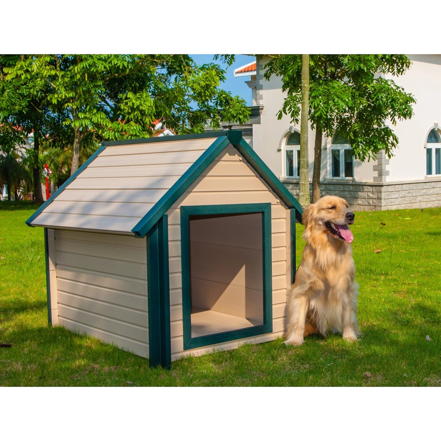 New Age Pet EcoFLEX Bunk Style Dog House 1 New Age Pet EcoFLEX Bunk Style Dog House