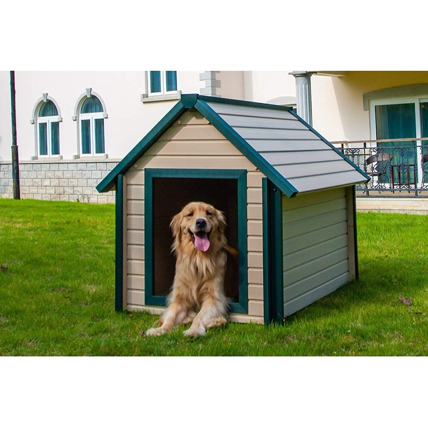 New Age Pet EcoFLEX Bunk Style Dog House 5 New Age Pet EcoFLEX Bunk Style Dog House - Image 5