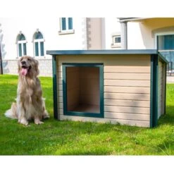 New Age Pet ECOFLEX Rustic Lodge Style Outdoor Dog House -PetSafe Kong Shop 175311 PT3. AC SS1800 V1563893520