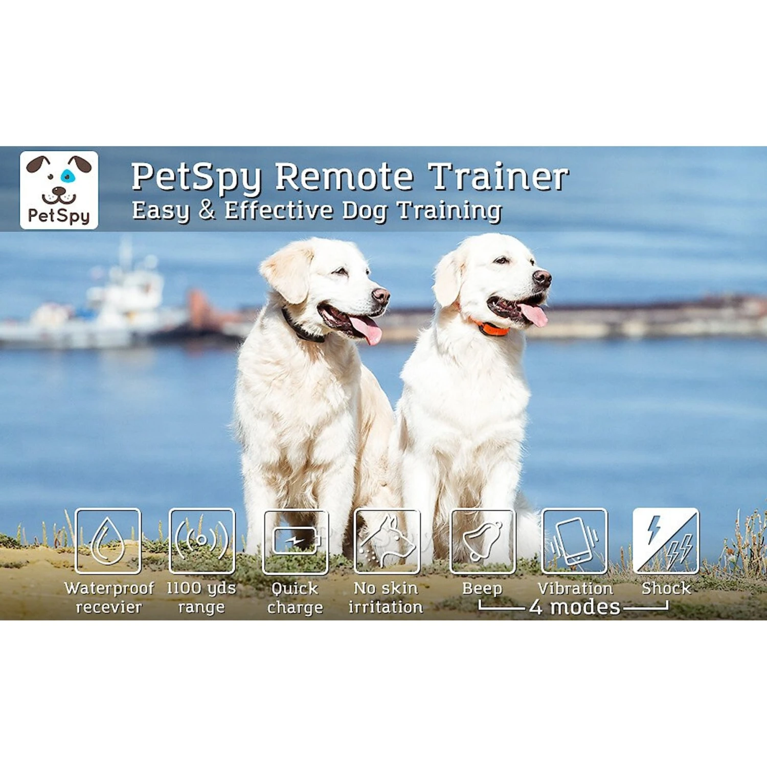 PetSpy M686 3300-ft Premium Remote Dog Training Collar 5 PetSpy M686 3300-ft Premium Remote Dog Training Collar - Image 5