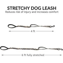 PetSpy Camo Bungee Dog Leash, 4 - 6 Ft -PetSafe Kong Shop 175504 PT7. AC SS1800 V1558560721