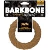 Pet Qwerks BarkBone Peanut Butter Flavor Chew Ring Tough Dog Chew Toy