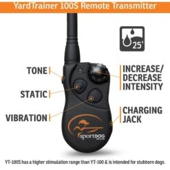 SportDOG YardTrainer 100S Waterproof Dog Training Collar 8 SportDOG YardTrainer 100S Waterproof Dog Training Collar -PetSafe Kong Shop 179658 PT2. AC SS1800 V1595977902