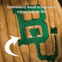 HuggleHounds College Mascot Plush Corduroy Knottie Squeaky Plush Dog Toy -PetSafe Kong Shop 180877 PT6. AC SS1800 V1628569593