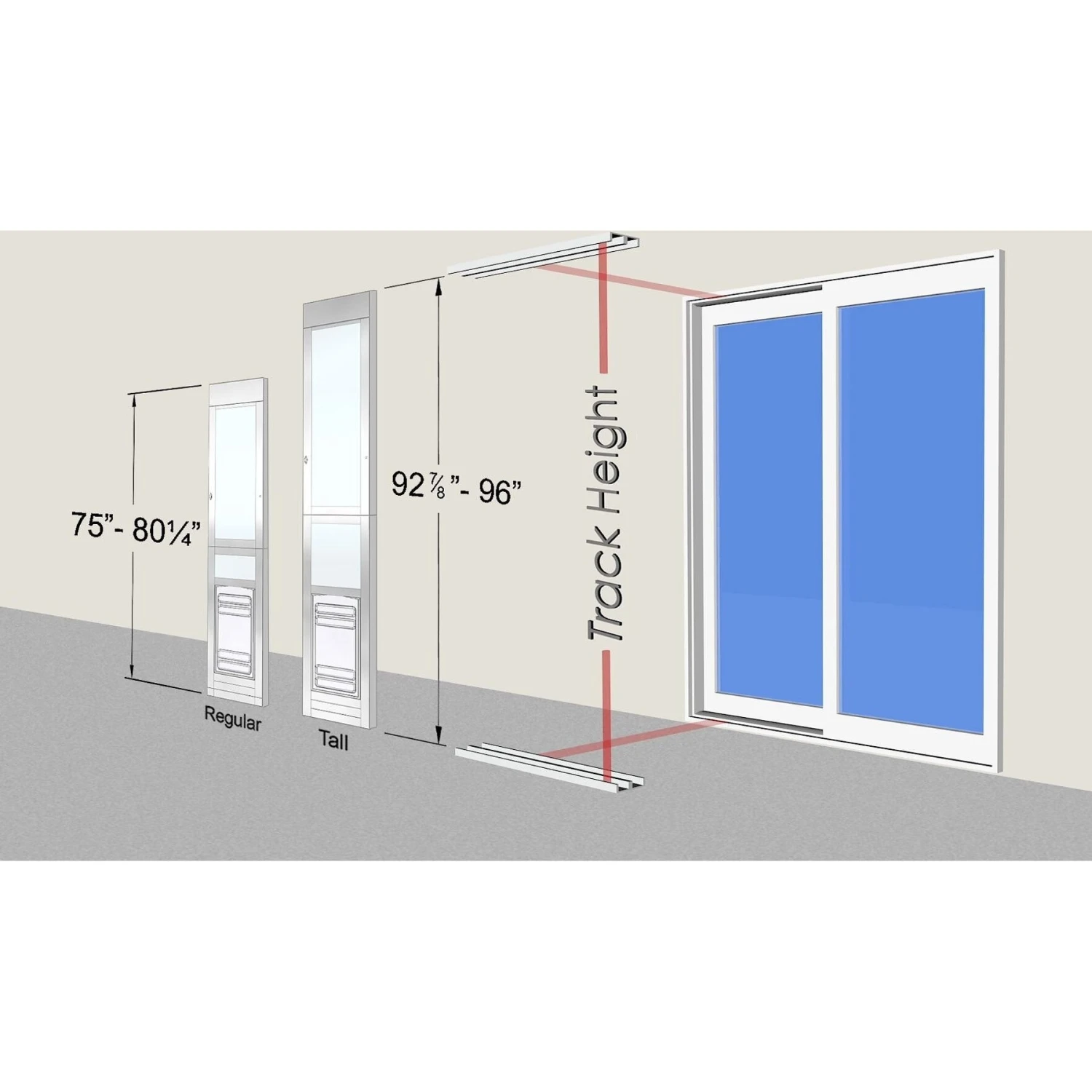 High Tech Pet Products Armor Flex Low-E Sliding Glass Regular Height Patio Pet Door 6 High Tech Pet Products Armor Flex Low-E Sliding Glass Regular Height Patio Pet Door - Image 6