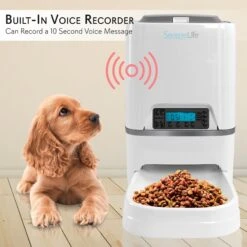 SereneLife Automatic Pet Feeder & Voice Recorder -PetSafe Kong Shop 181967 pt4. AC SS1800 V1564669964