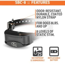 SportDOG NoBark 8 Standard Waterproof Dog Bark Collar -PetSafe Kong Shop 182849 PT2. AC SS1800 V1620220673