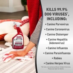 Nature's Miracle Advanced Platinum Dog Antibacterial Stain Remover & Odor Eliminator Spray, 32-oz Bottle -PetSafe Kong Shop 183004 PT6. AC SS1800 V1701116418