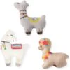 Pet Shop By Fringe Studio Llama Love You Forever Squeaky Plush Mini Dog Toys, 3 Count
