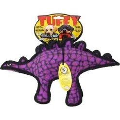 Tuffy's Jr Dinosaur Stegosaurus Plush Dog Toy -PetSafe Kong Shop 184065 PT5. AC SS1800 V1589570792