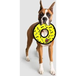 Tuffy's No Stuff Ultimate Ring Bone Squeaky Plush Dog Toy -PetSafe Kong Shop 184091 PT2. AC SS1800 V1589570768