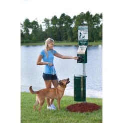 Dogipot Aluminum Dog Waste Station & Receptacle