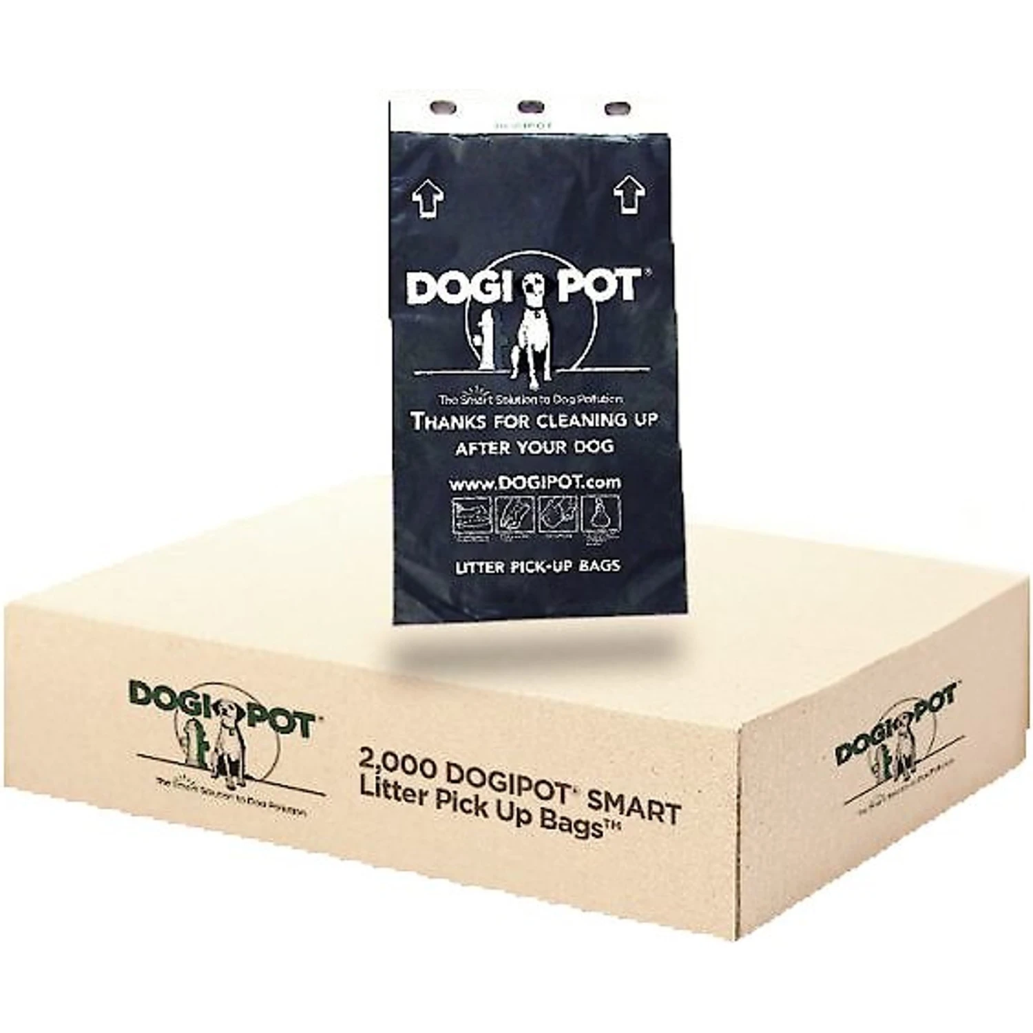 Dogipot Header Pak Litter Pick Up Bags, 20 Count 1 Dogipot Header Pak Litter Pick Up Bags, 20 Count