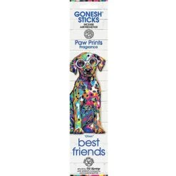 Gonesh Best Friends Paw Prints Incense Sticks, 30 Count