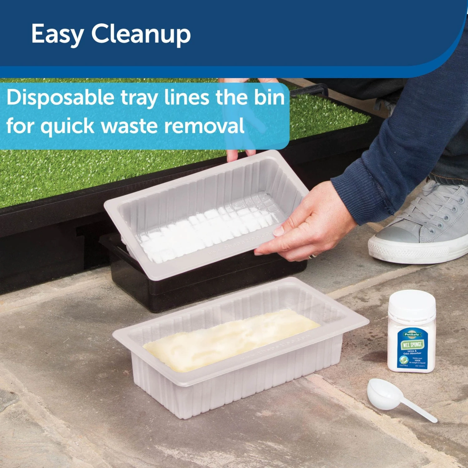 PetSafe Pet Loo Portable Dog Potty Pee Pod & Wee Sponge Disposal Kit, 7 Count 3 PetSafe Pet Loo Portable Dog Potty Pee Pod & Wee Sponge Disposal Kit, 7 Count - Image 3